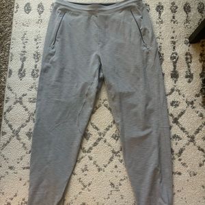 Lululemon men’s grey joggers. Size large